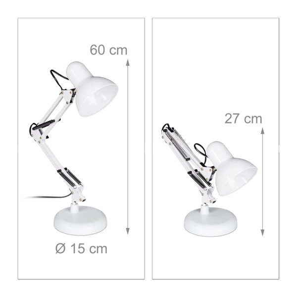 Retro skrivebordslampe