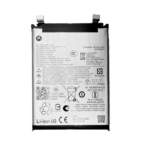 Motorola Edge 60 Pro Batteri 6000Mah Originalt