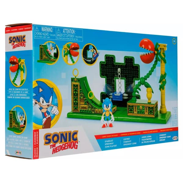 Sonic Stardust Speedway Zone -leikkisetti lisävarusteilla ja hahmoilla