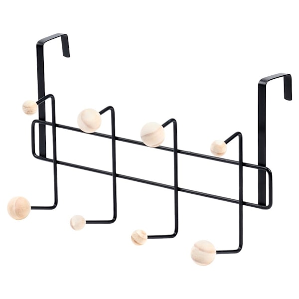 Metal dørbøjle sort 37 cm