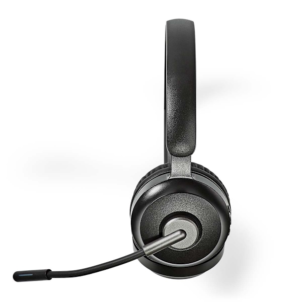 PC-headset | On-Ear | Stereo | Bluetooth | Fold-Away Mikrofon | Sort