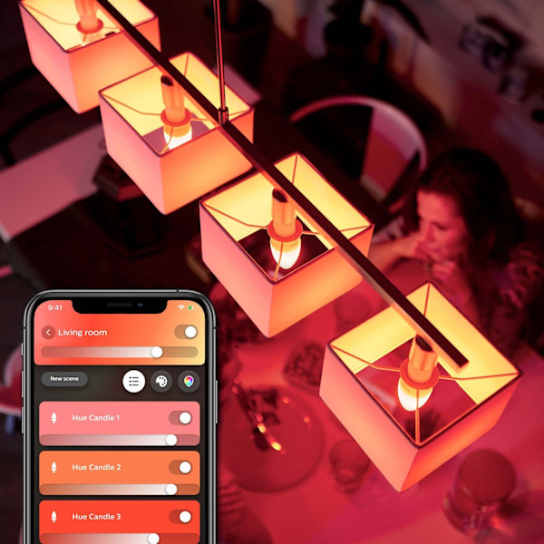 Philips Hue White and Color Ambiance - LED-älylamppu, E14, 470 lm