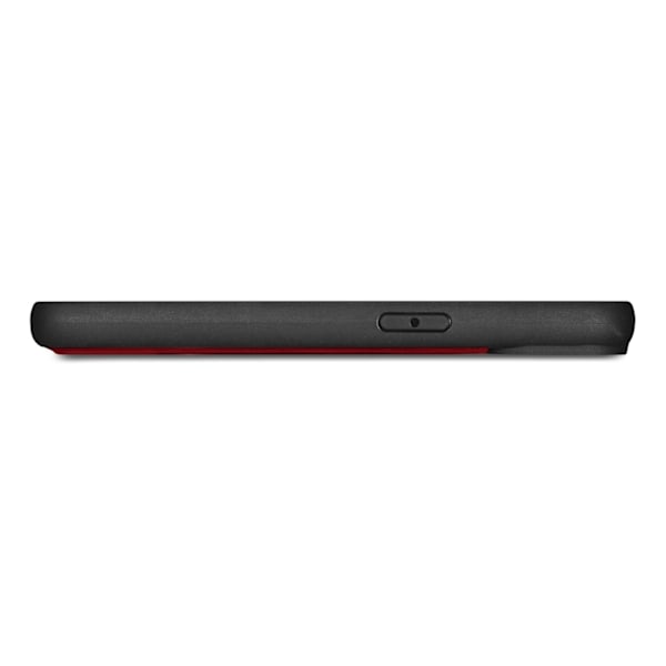 2in1 läderfodral med Flip iPhone 14 Pro Max Anti-RFID plånboksfodral rött
