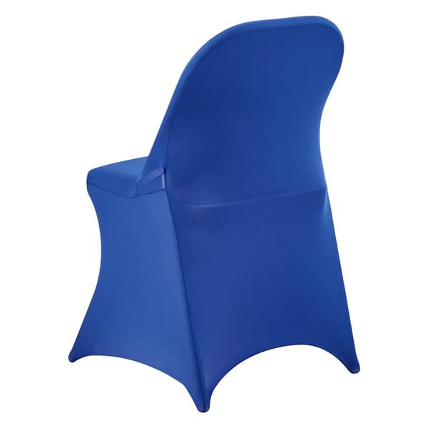 Stolsöverdrag, 50-pack blå stretchig polyester spandex