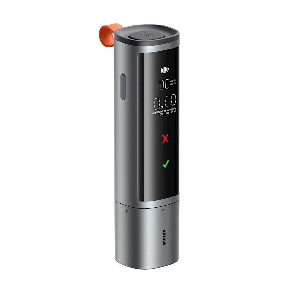Elektronisk digital alkometer Pro Series trådløs 470mAh - grå