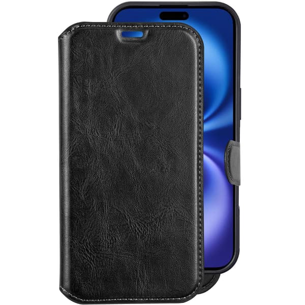 Slimmat plånboksfodral för iPhone 17, 2-i-1-design