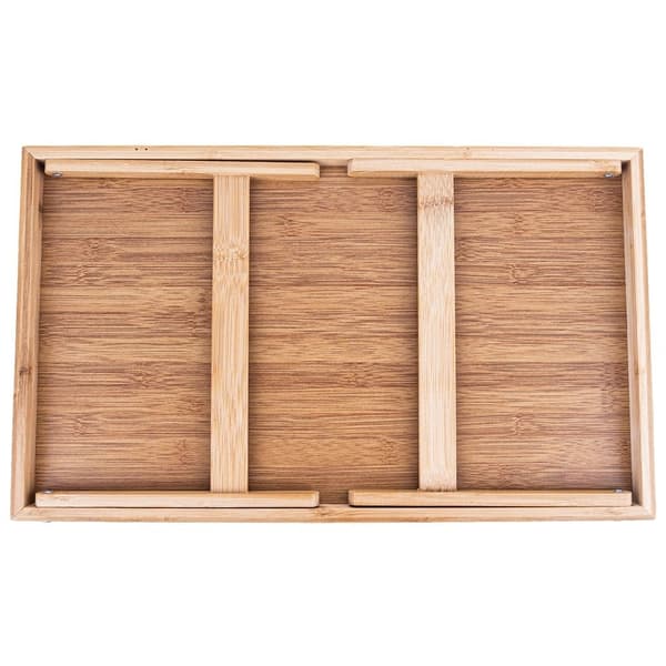 Hopfällbart Frukostbord i Bambu