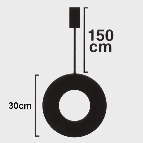 Julkrans, 30 cm, Guld, 20 LED-lampor, Batteritimer