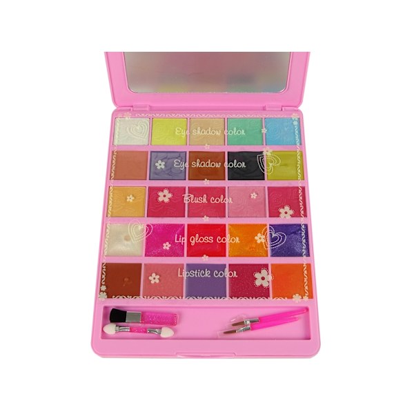 Ultimate Kids Beauty Set: Palette, Mirror, Shadows, Gloss