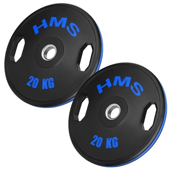 Olympiske gummivægtskiver, 2 x 20 kg