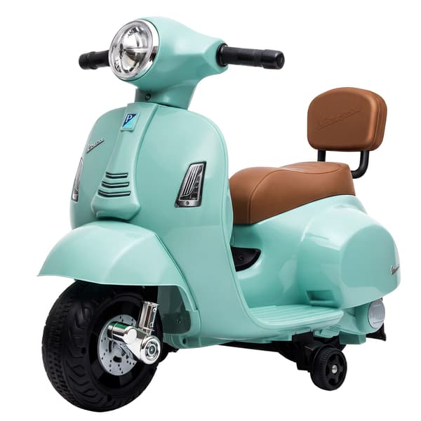 Elektrisk børne-Vespa – Grøn, 18-36 måneder