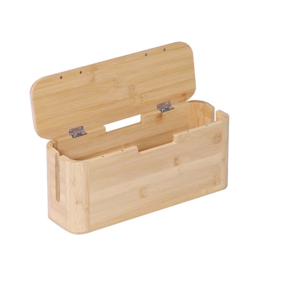Bambu-kabelbox med magnetiskt lock – Organisera och skydda