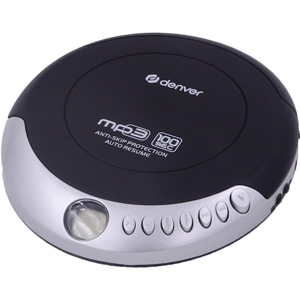 Discman. Genoptag og anti-jamming hukommelse.