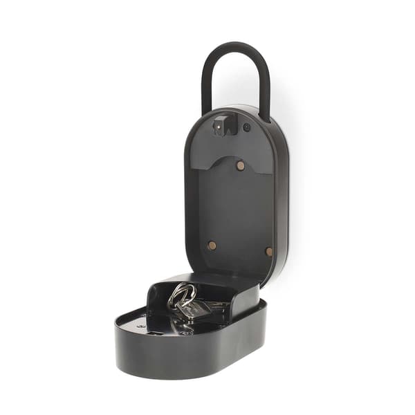 Bluetooth-nøgleboks, udendørs, IP65, sort, smart adgang