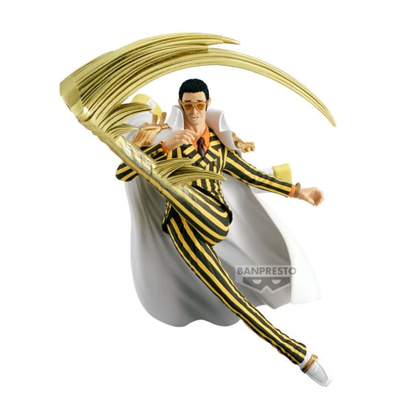 One Piece Borsalino Battle Record Figur, 19 cm samlarobjekt