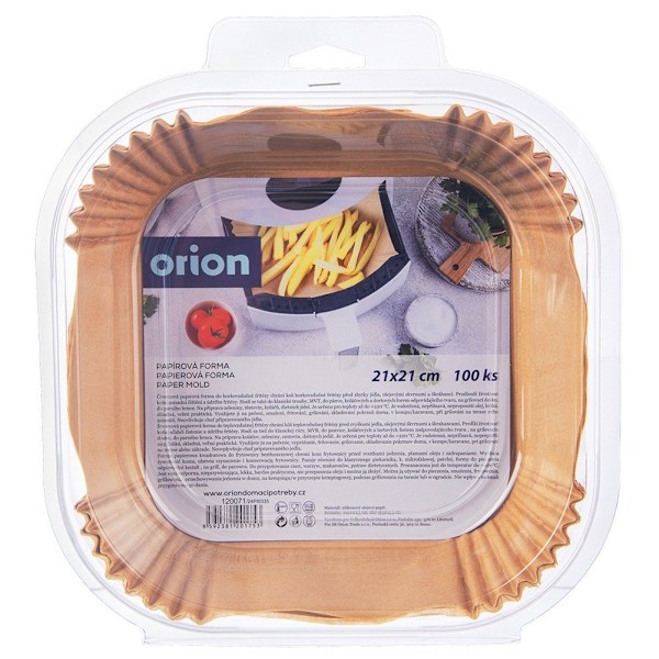 Air Fryer rasvaton paperisisäke 21x21 cm 100 kpl.