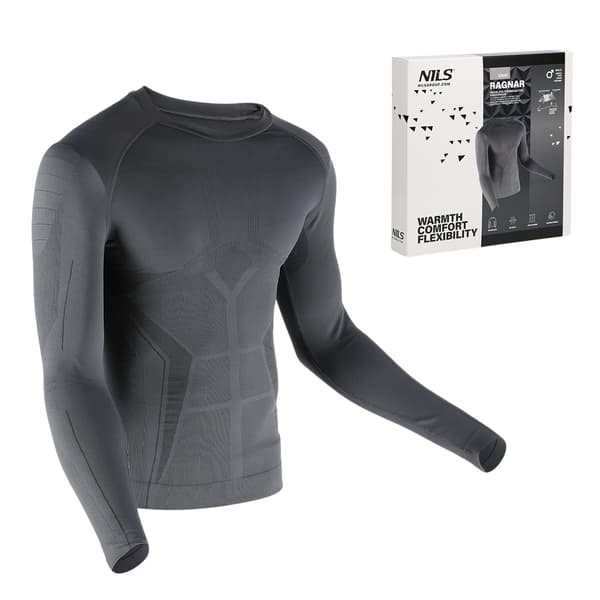 Herre termoaktiv top, grå, 2XL/3XL