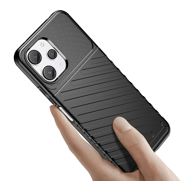 Pansar flexibelt fodral för Xiaomi Redmi 12 Thunder Fodral, svart