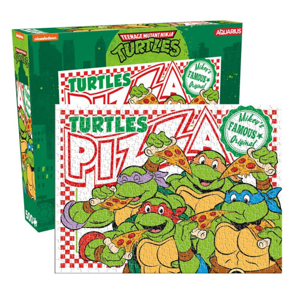 Teenage Mutant Ninja Turtles Jigsaw Puzzle Pizza (500 bitar)