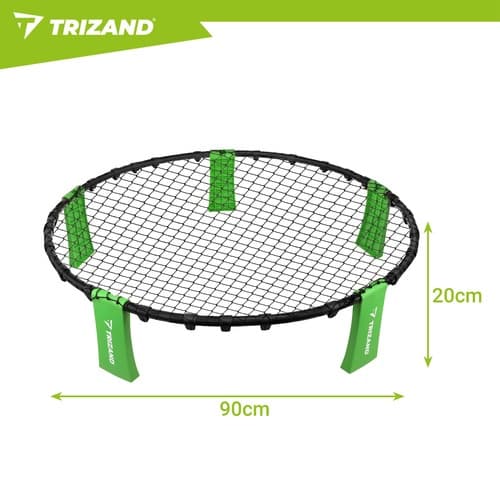 Roundnet Mini -lentopallosetti, 3 palloa ja pumppu