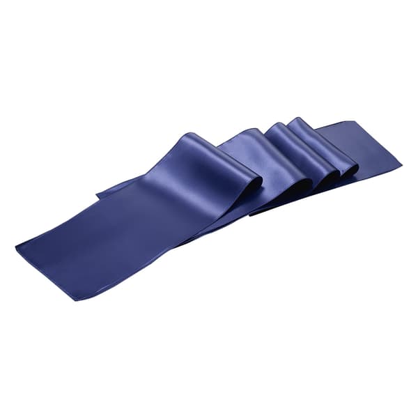 Satinstolsbågar, 50-pack, 18 x 273 cm, marinblå