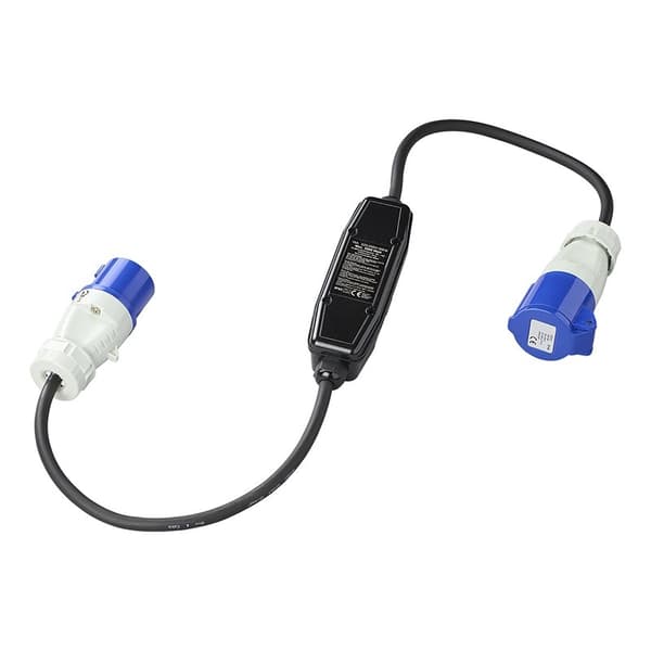 Adapterkabel 120cm 3x1,5mm² CEE + fejlstrømsenhed