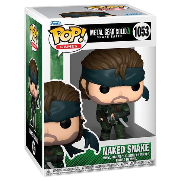 Metal Gear Solid Naked Snake Action Figur, 6-tommer samleobjekt