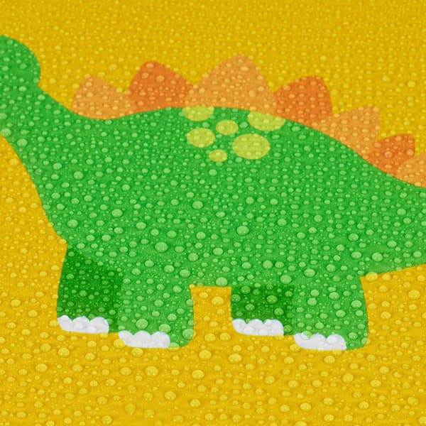 Puslespilsmåtte dinosaur farverig