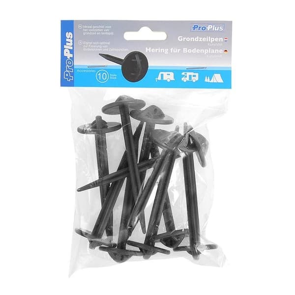 Slipplåt plast - set med 10 stycken