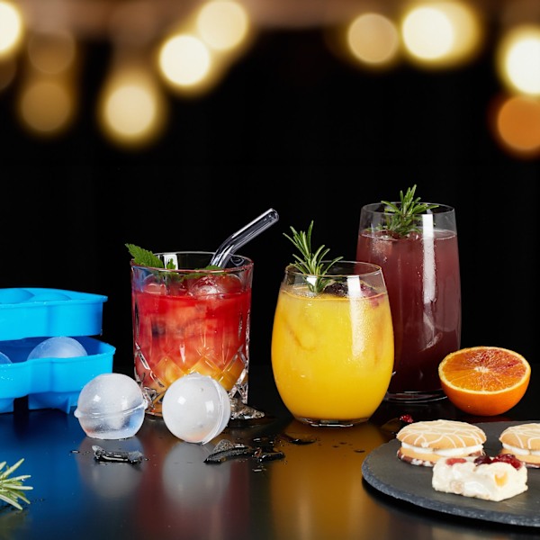 Silikoninen jääpalamuottisarja 2 kappaletta