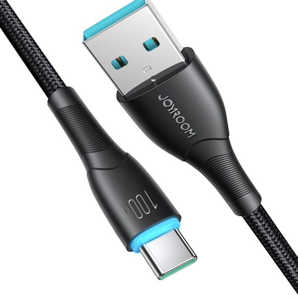 Starry Series USB-A - USB-C kabel 100W 1m sort