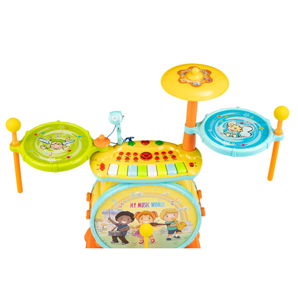 Orgeltrummor 2in1 karaokemikrofon mp3 LED