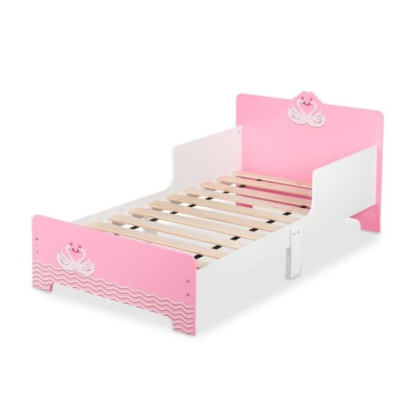 Småbarnssäng med svandesign