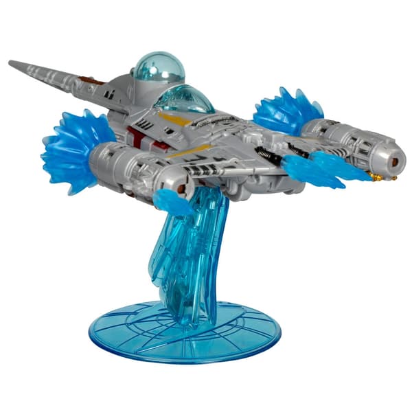 Mandalorian N-1 Starfighter figur, 19 cm samlelegetøj