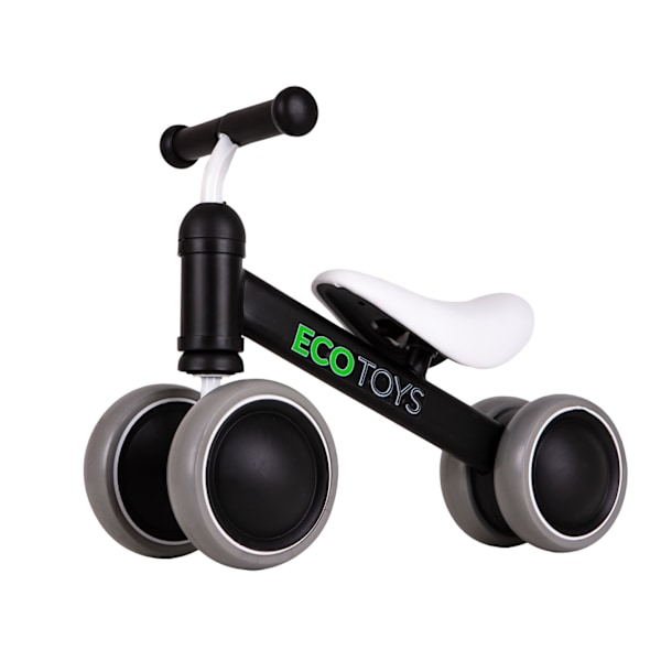 Tasapainopyörä, kuntopyörä, minipyörä lapsille, musta, ECOTOYS