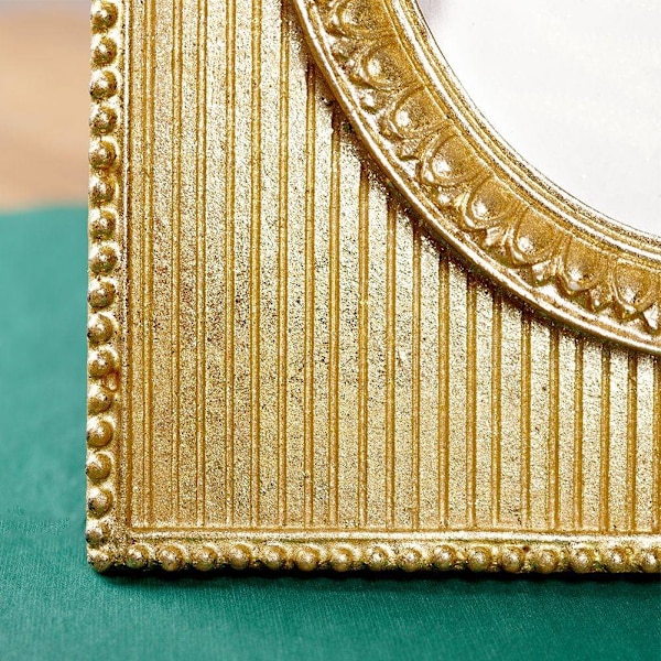 Kultainen valokuvakehys 10x10 cm - Tyylikäs kodin sisustus