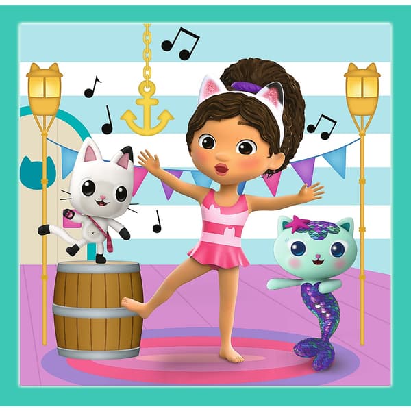Trefl Gabby´S Dollhouse Puzzle Setti 3In1
