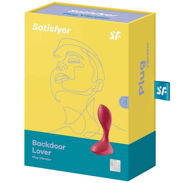 Satisfyer - Bagdør Lover Vibrerende Stik Rød
