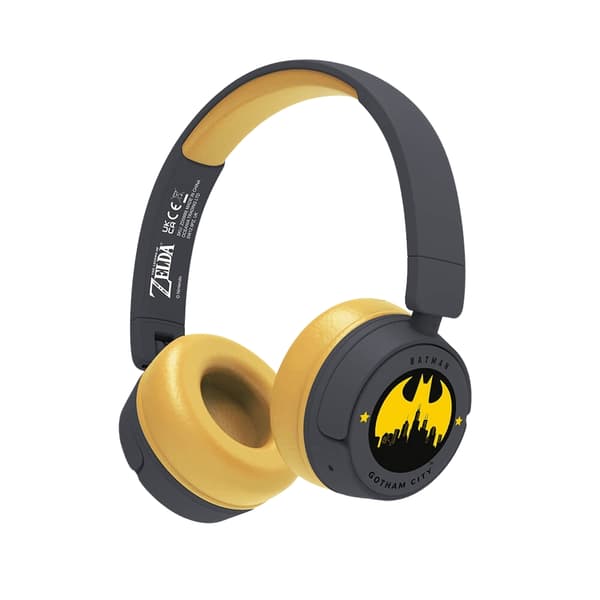 BATMAN Headphone On-Ear Junior Wireless 85dB/95dB Sharing Aux