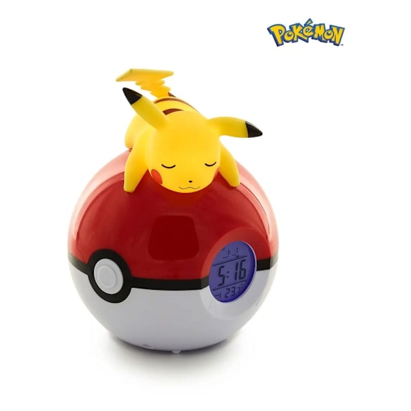 Pokémon Herätyskello Pokeball Light Pikachulla 18 cm