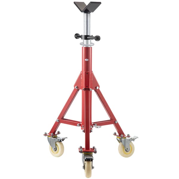 Putkitunkki, V-pää, 28–52 tuumaa, 2500 lb, pyörät