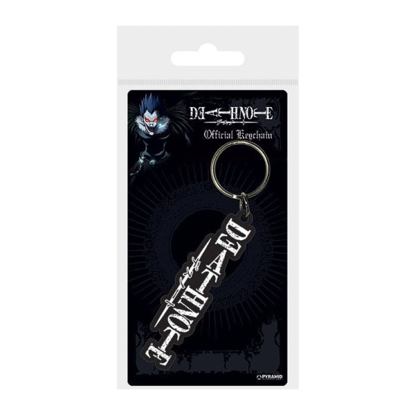 Death Note Rubber Nyckelring Logotyp 6 cm