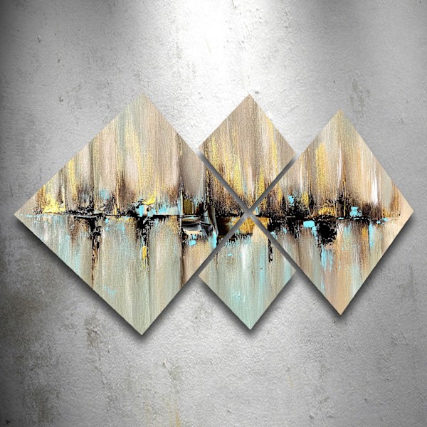 Dekorativt MDF-maleri (4 stykker) 4MDF05568864473