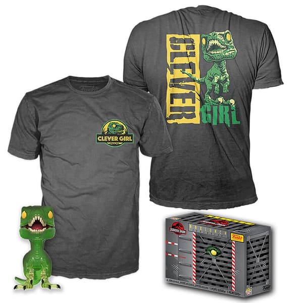 Jurassic Park Velociraptor popfigur, eksklusivt samleobjekt