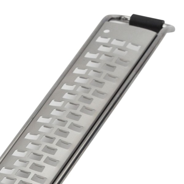 Mukava litteä keittiöraastin 40 cm ruostumattomasta teräksestä sitrushedelmille ja mausteille