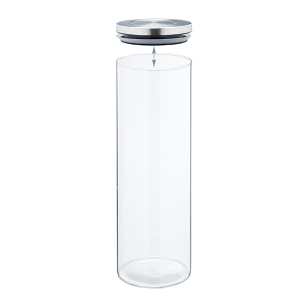4 stk. Opbevaringsglas 1600 ml