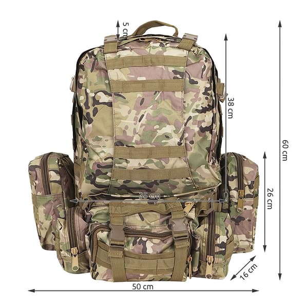 HQ militær rygsæk