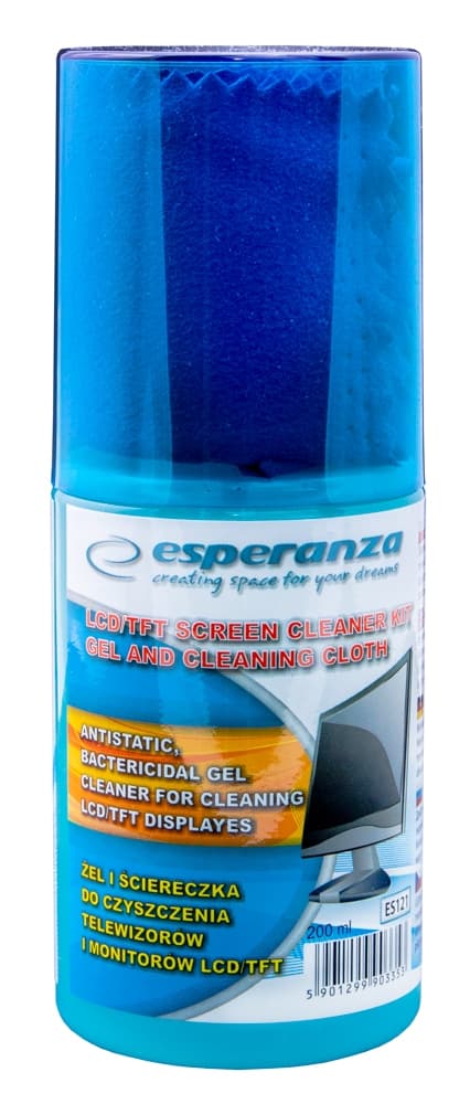 Esperanza Lcd/Tft puhdistusgeeli mikrokuituliinalla