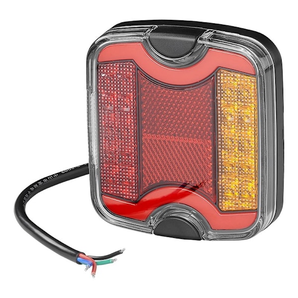 Baklykta 4 funktion 105 x 95 mm LED + GLOW höger