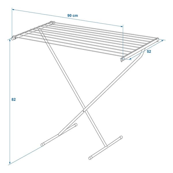 Tørrestativ med 10x 90 cm trådlængde